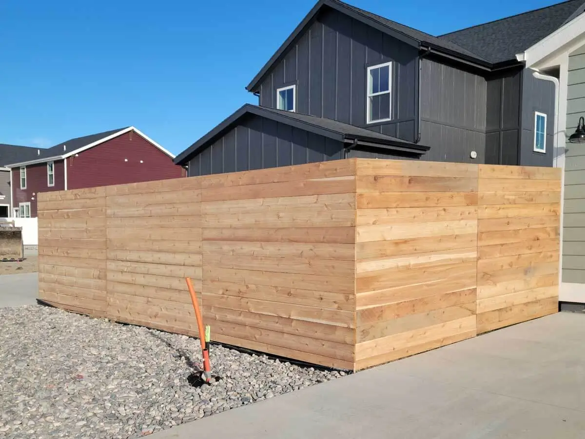 Wood fence billings montana fence company 061025