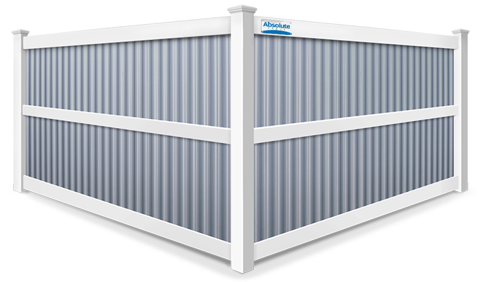 Galvanized Privacy Metal Panel fence contractor in Montana