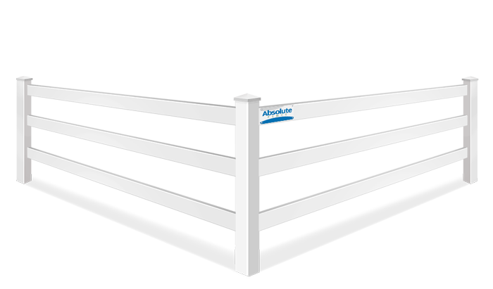 Vinyl 3 rail farm fence company Montana