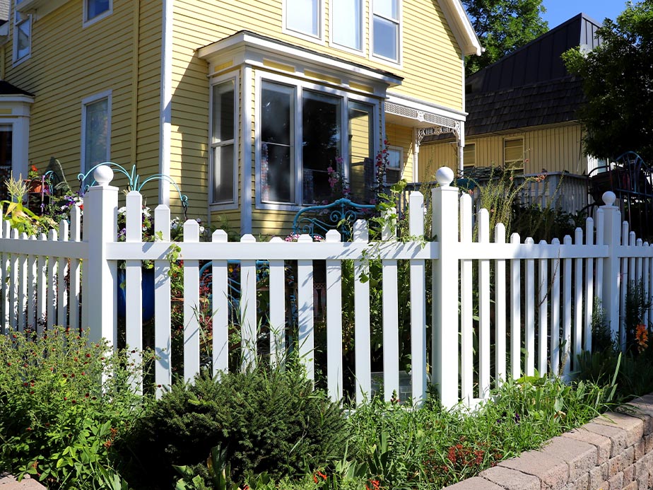 Vinyl decorative fencing in Billings Montana