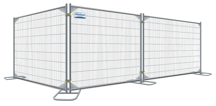 Temporary fence installation for the Montana area.