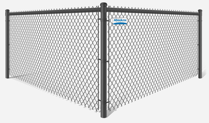 Black PVC-Coated chain link fence company in Montana