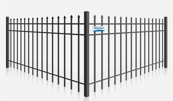 Spear top decorative steel fence company - Montana