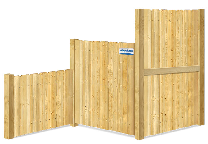 Wood fence height options Montana