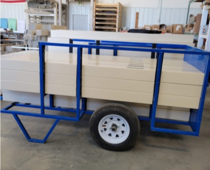Fence material cart for sale - The Clydesdale