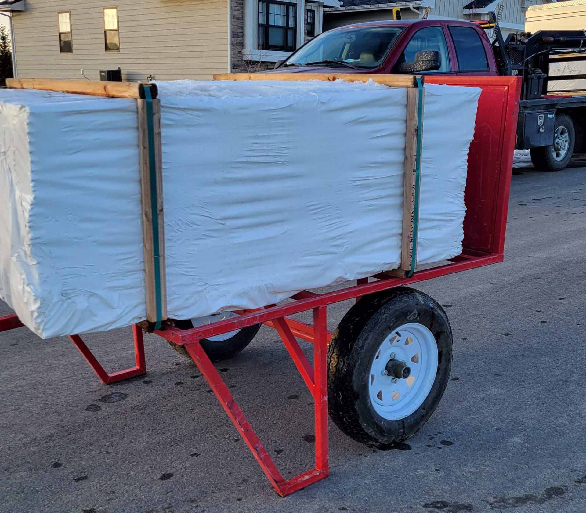 Fence material cart for sale - The Mule
