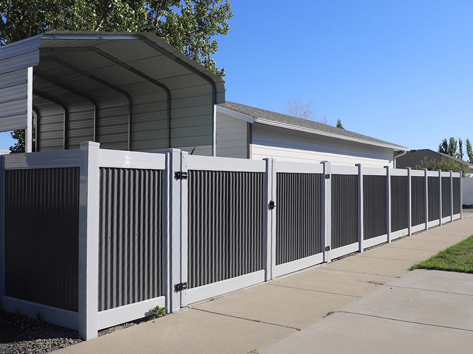Corrugated Steel Fence Billings Montana