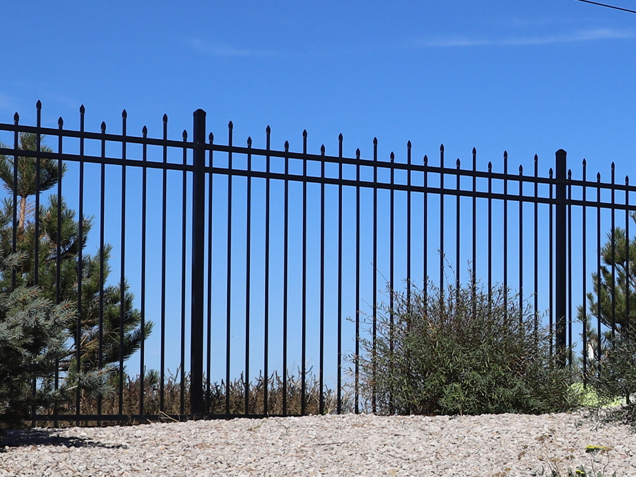 Security Fence Example in Billings Montana