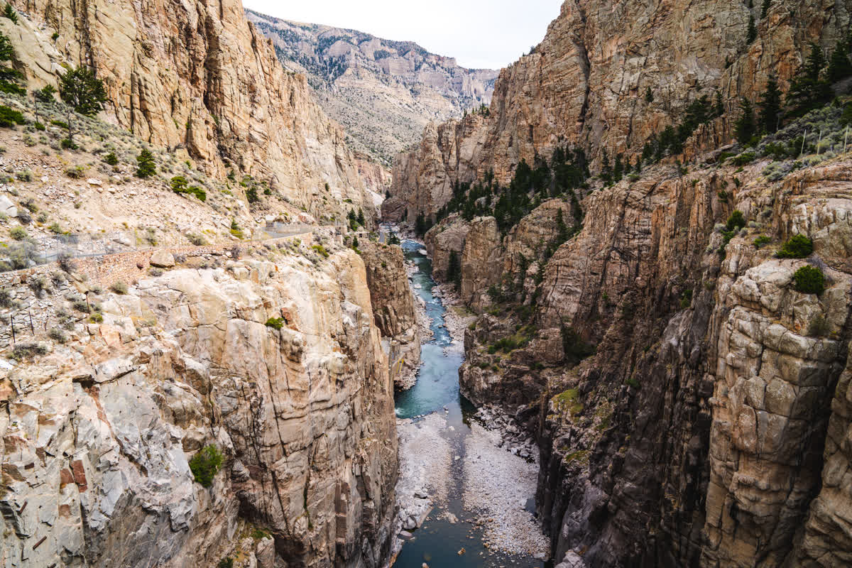 Beautiful landscape view in Cody Wyoming