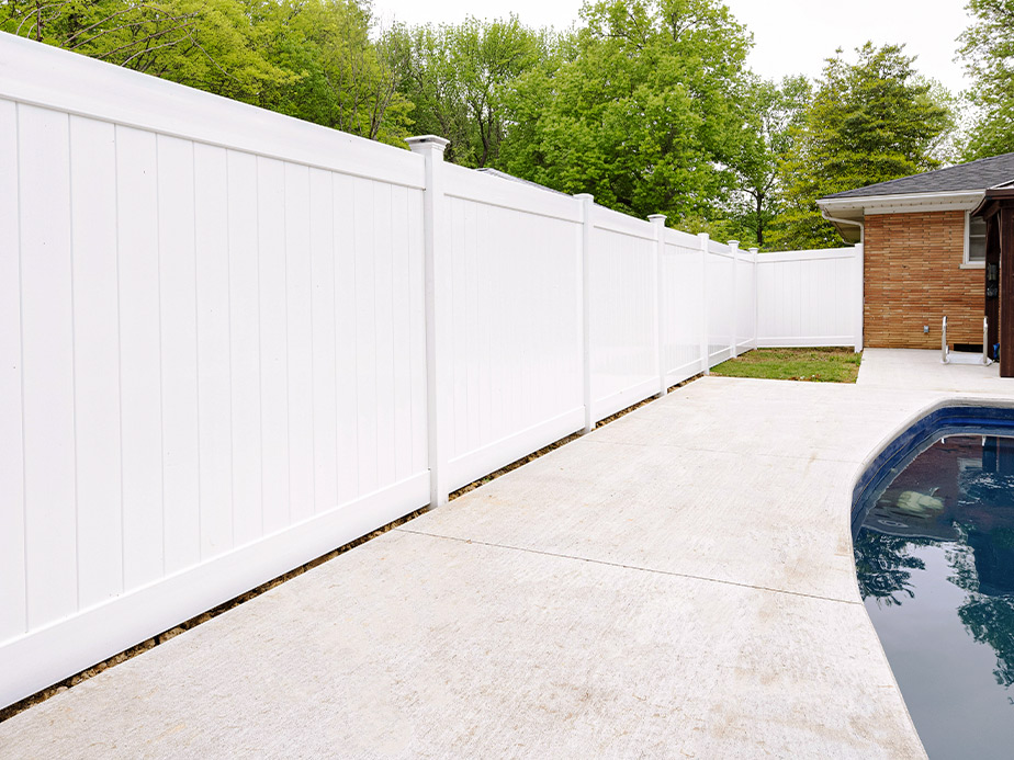 Pool Fence Example in Columbus Montana