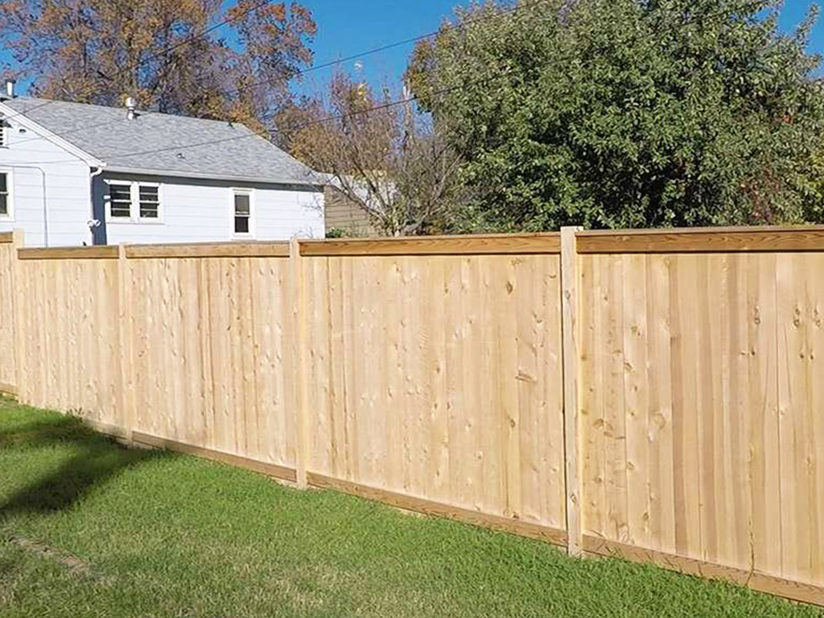 Miles City Montana wood privacy fencing